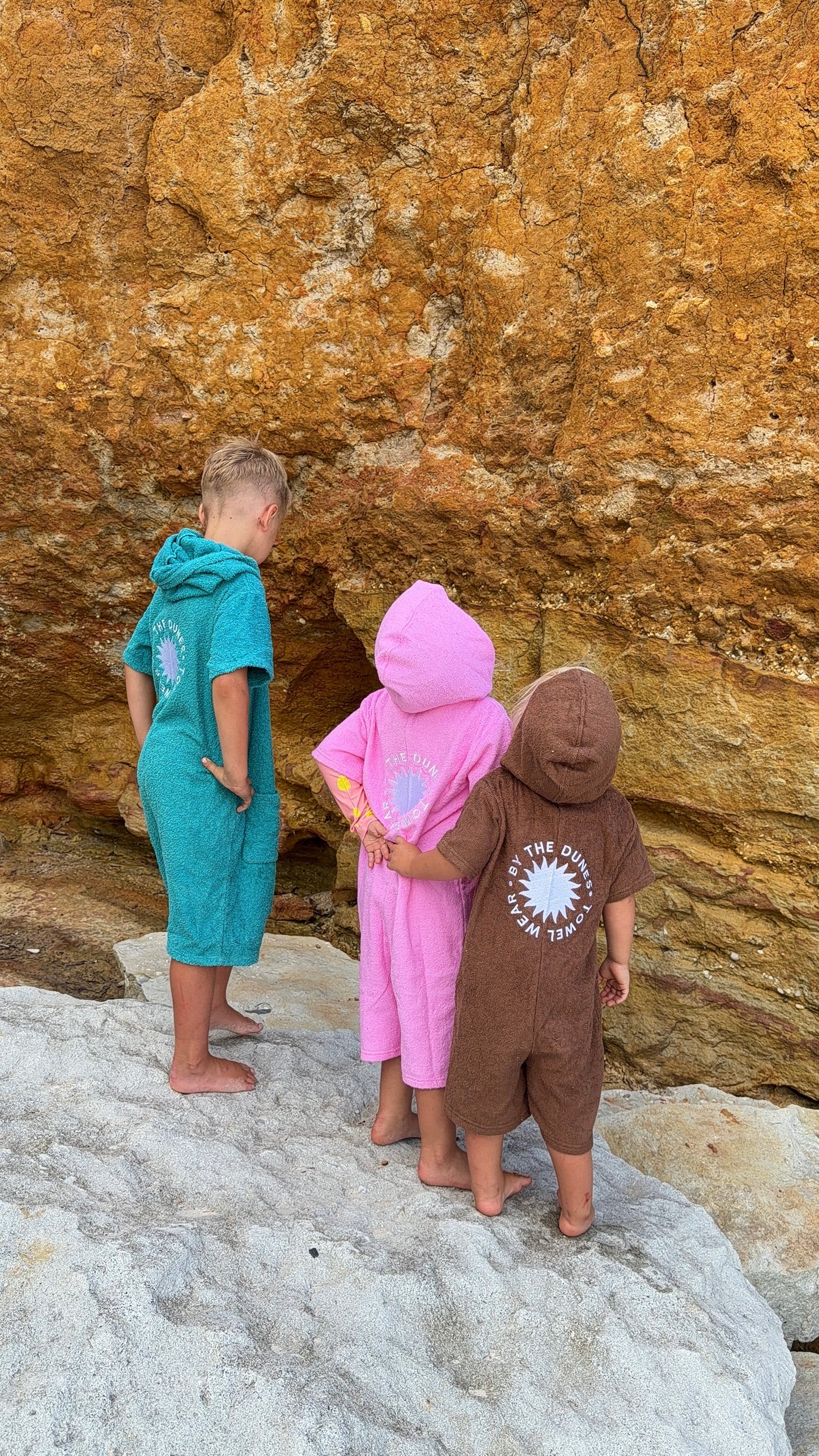Kid's Zip-Up Jumpsuit Towel
