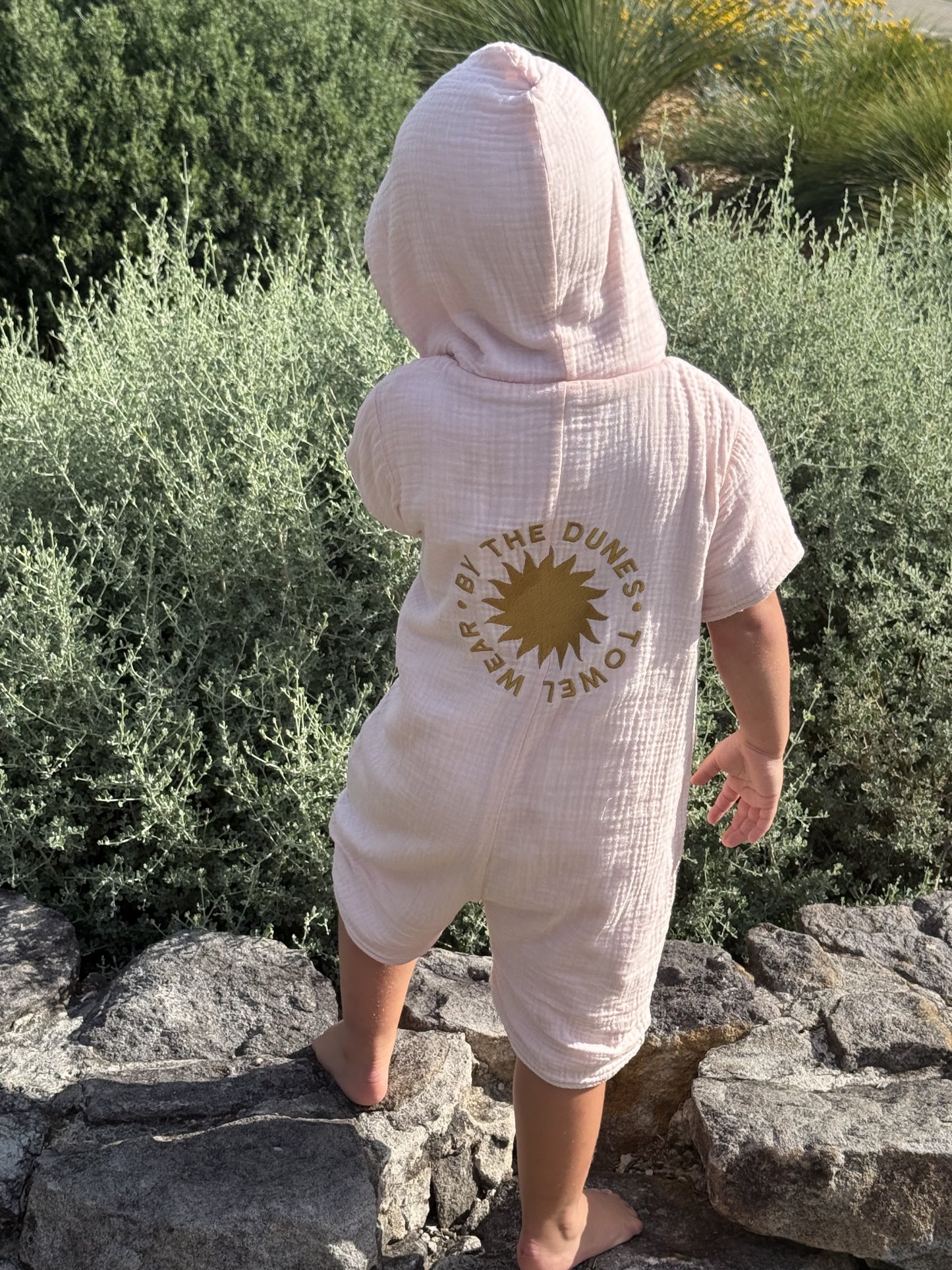 Kid's Seashore Jumpsuit Towel